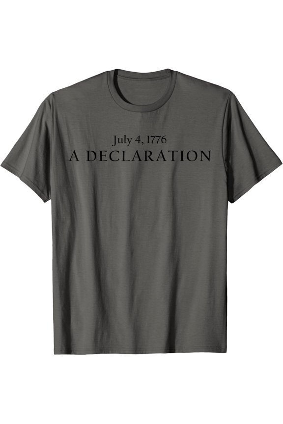 Declaration Of Independence 250Th Anniversary July 4Th 1776 Shirt DARK HEATHER S-5XL
