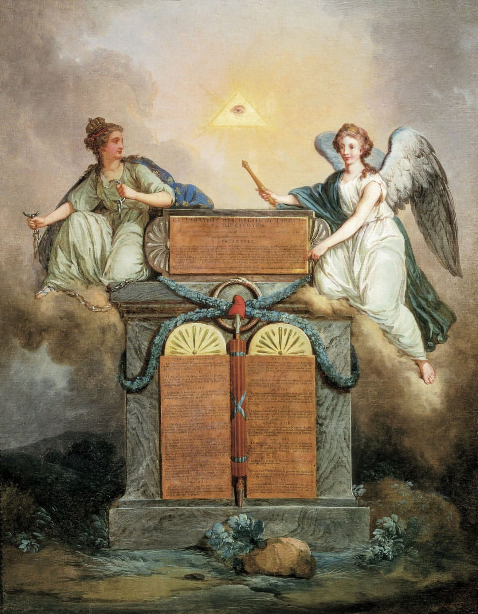 Declaration Of The Rights Of Man And Citizen Declaration Of The Rights Of Man And Citizen Canvas Art - (24 x 36)