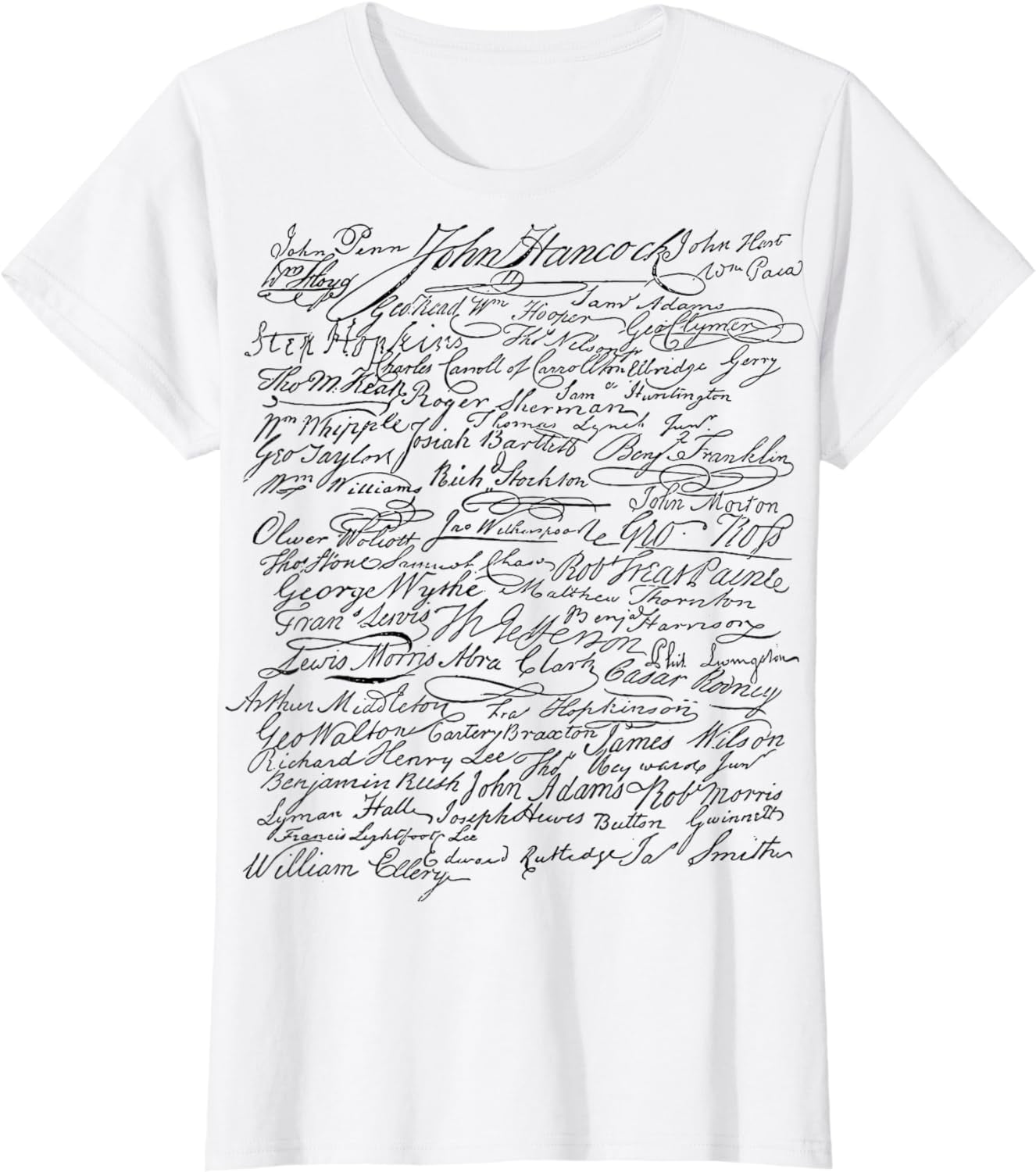 declaration of independence with custom signature