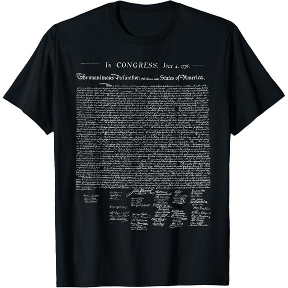 Declaration of Independence liberty Constitution America USA T-Shirt mens t shirt,black,women,funny,misfits,men,journey