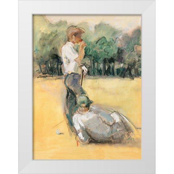 Declercq, Huguette 19x24 White Modern Wood Framed Museum Art Print Titled - Give it a rest