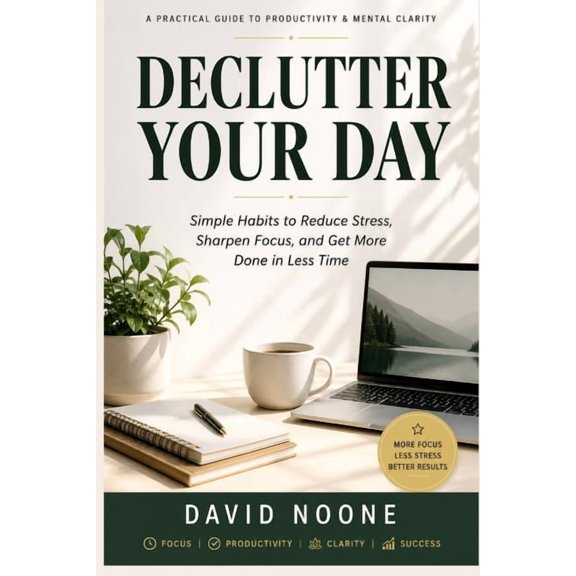 Declutter Your Day: Simple Habits to Eliminate Stress, Boost Focus, and Get More Done in Less Time, (Paperback)