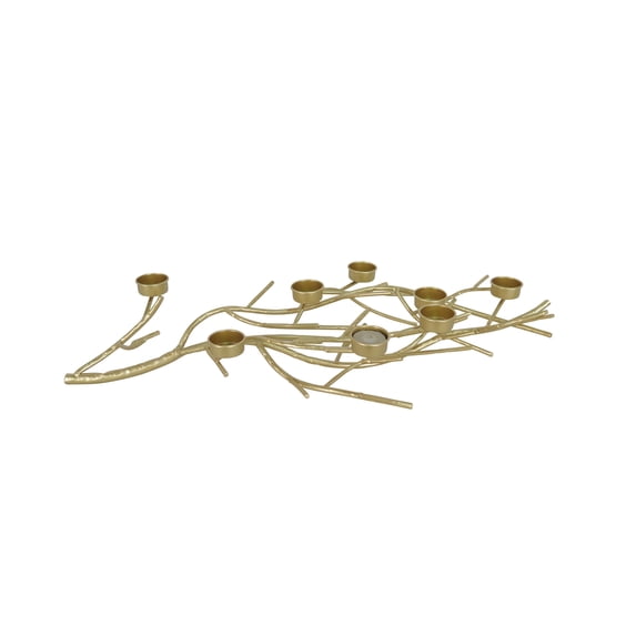 Metal Branch Candle Holder 27"W, 5"H