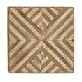 thumbnail image 1 of Decmode Rustic 32 X 32 Inch Fir Wood Chevron Wall Decor, 1 of 3