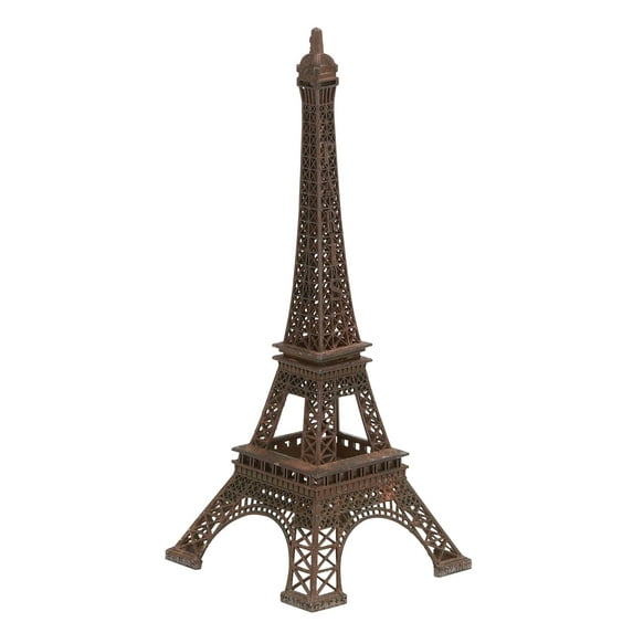 Decmode Traditional 12 Inch Iron Eiffel Tower Sculpture