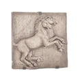 thumbnail image 1 of Decmode Traditional 29 X 29 Inch Polystone Horses Wall Plaque, 1 of 4