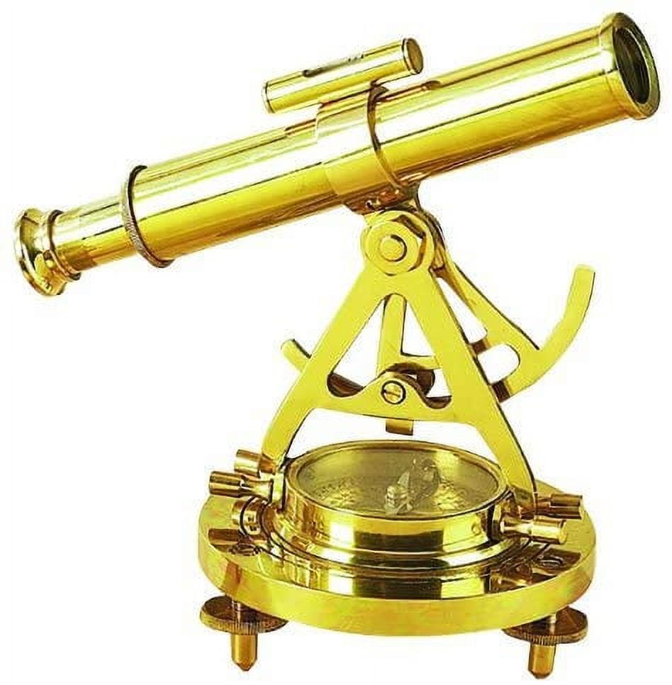 Brass and Copper Nautical Telescope Accent Decor