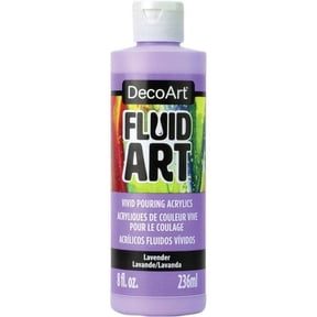 Deco Art DFA-16 Lavender Fluid Art Ready To Pour Acrylic Paint