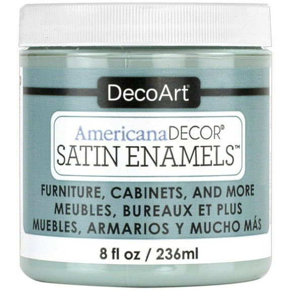 DecoArt Americana Decor 8oz Satin Enamels Paint for Cabinets & Furniture