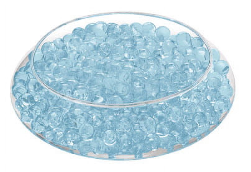 Deco Beads (Baby Blue) New Custom Colors 8 Ounce Jar Makes 6 Gallons of Gel Beads Vase Filler