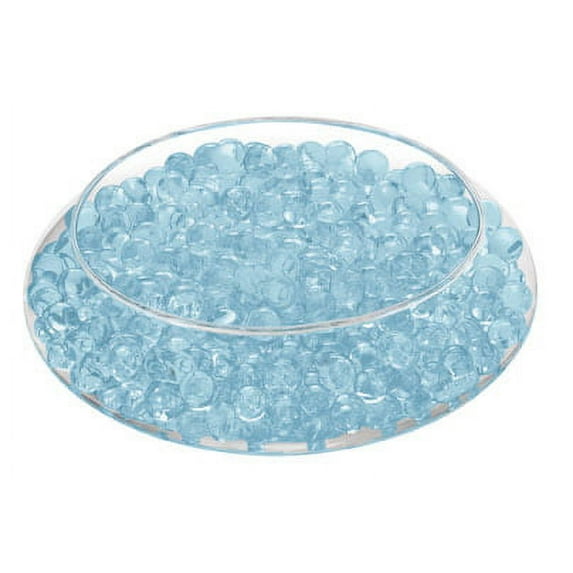 Deco Beads (Baby Blue) New Custom Colors 8 Ounce Jar Makes 6 Gallons of Gel Beads Vase Filler