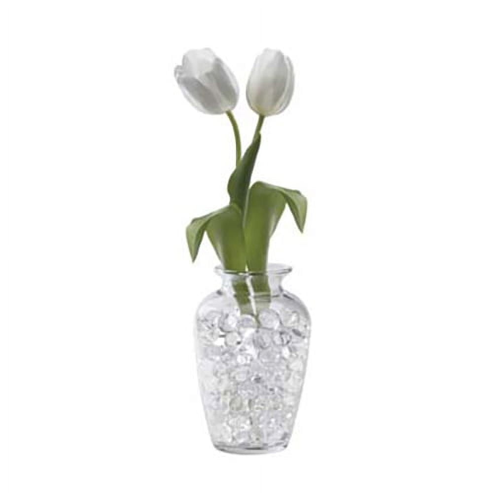 Deco Beads (Clear) 8 Ounce Jar Makes 6 Gallons of Decorative Beads Gel Vase Filler
