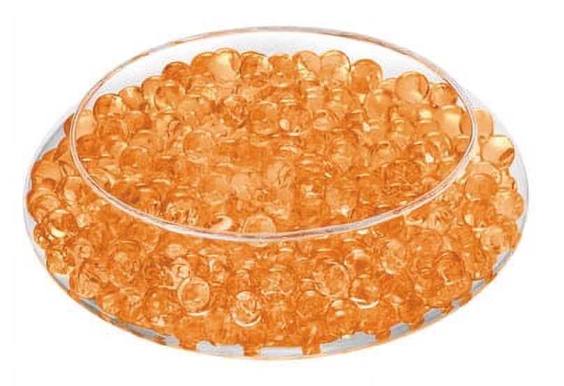 Deco Beads (Orangeade) New Custom Colors 8 Ounce Jar Makes 6 Gallons of Gel Beads Vase Filler