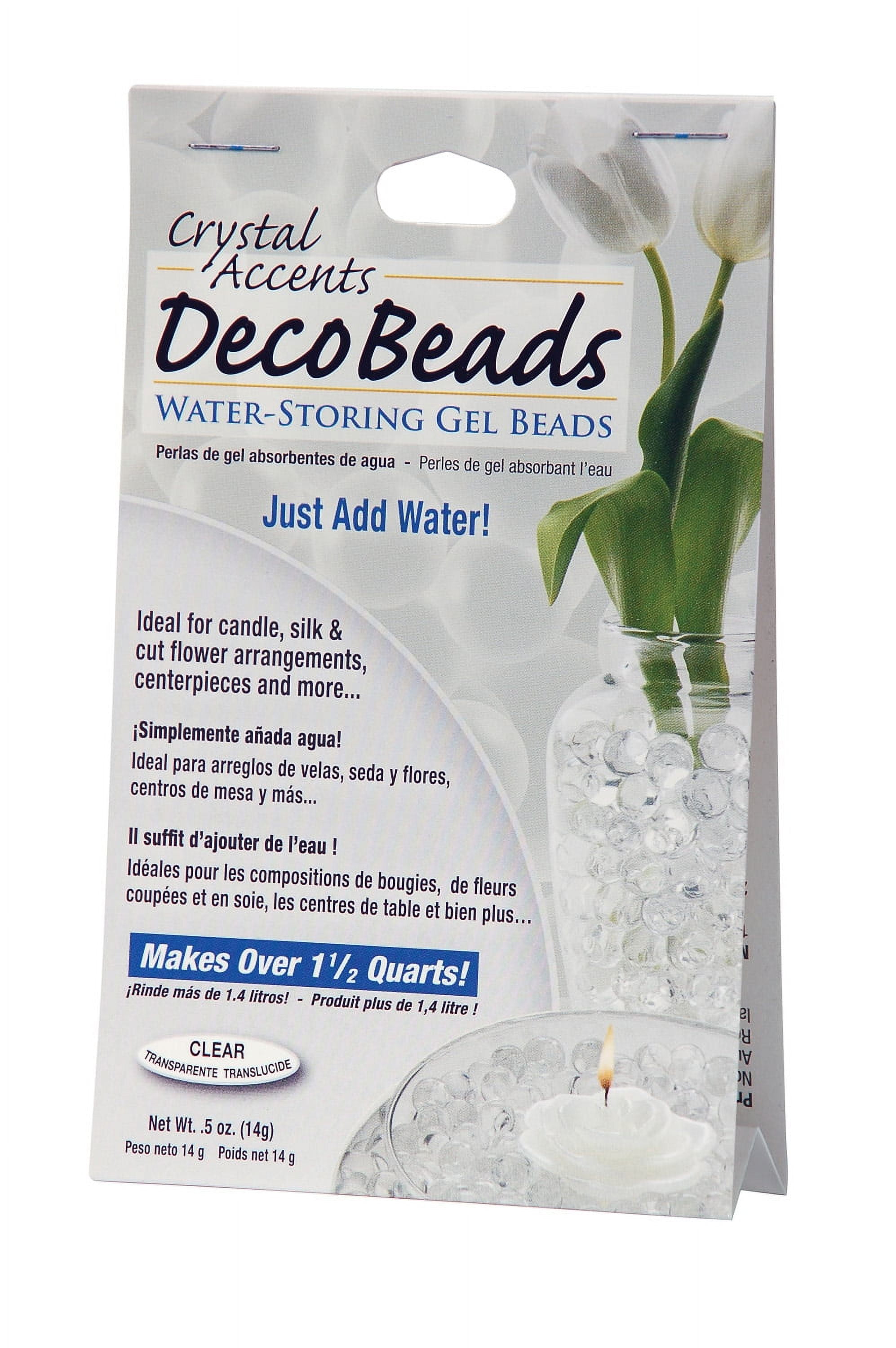 Clear Water-Storing Gel Beads for Floral Arrangements