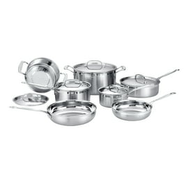 HexClad Hybrid 13 Piece Stainless Steel Cookware Set - 6 Piece Frying Pan  Set, 6 Piece Pot Set and 12 Inch Griddle Skillet, Stay Cool Handles,  Induction Ready - Yahoo Shopping