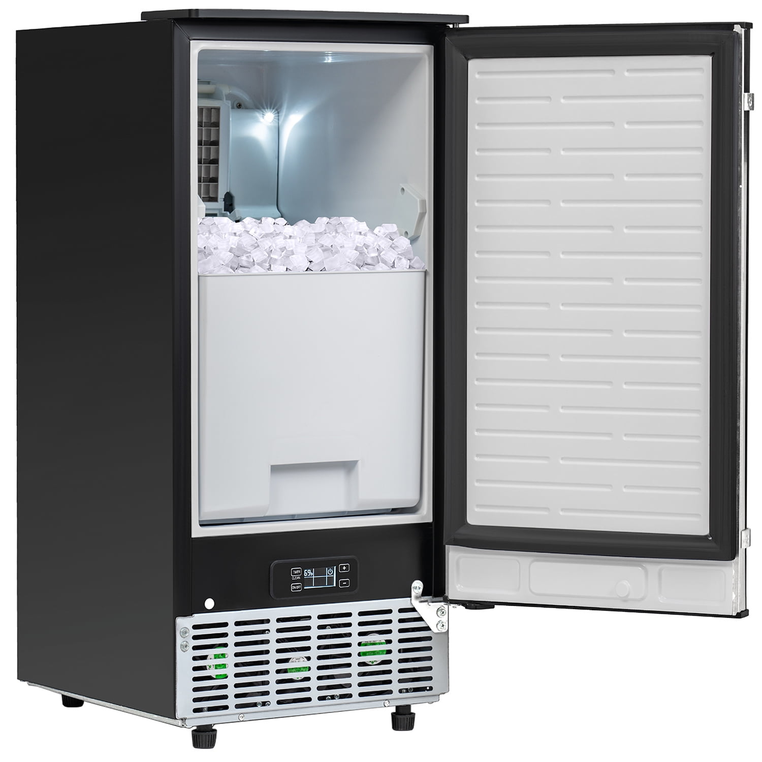 Deco Chef Ice Machine Under Counter, Makes 80lb Quality Cubes/Day