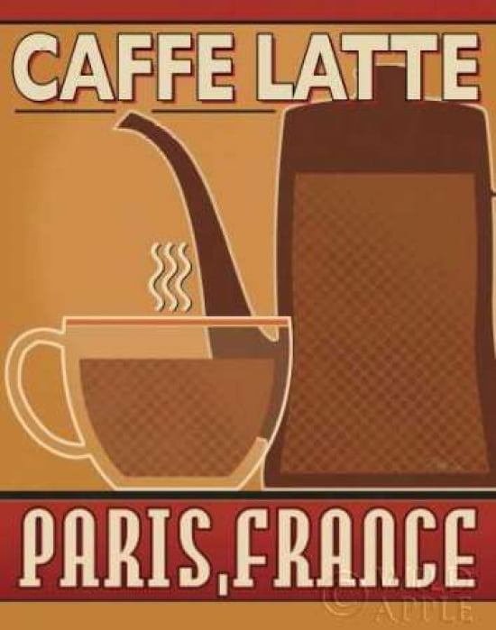 Deco Coffee III Canvas Art - Pela Studio (22 x 28)