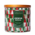 thumbnail image 1 of Deco Collection by Colonial Candle, Cedar Balsam Scented Jar Candle, 3-Wick Scented Jar Candle with Woody Fragrance and Premium Lead-Free Cotton Wick, 14 oz - Up To 60 Hours Burn, 1 of 5