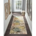 thumbnail image 1 of Deco Contemporary 2' x 7.7' Ivory and Beige Polypropylene Indoor Area Rug, 1 of 8