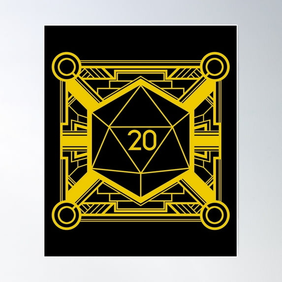 Deco D20 Poster Wall Art, Modern Wall Decor For Living Room Bedroom, 16x24 UNFRAMED