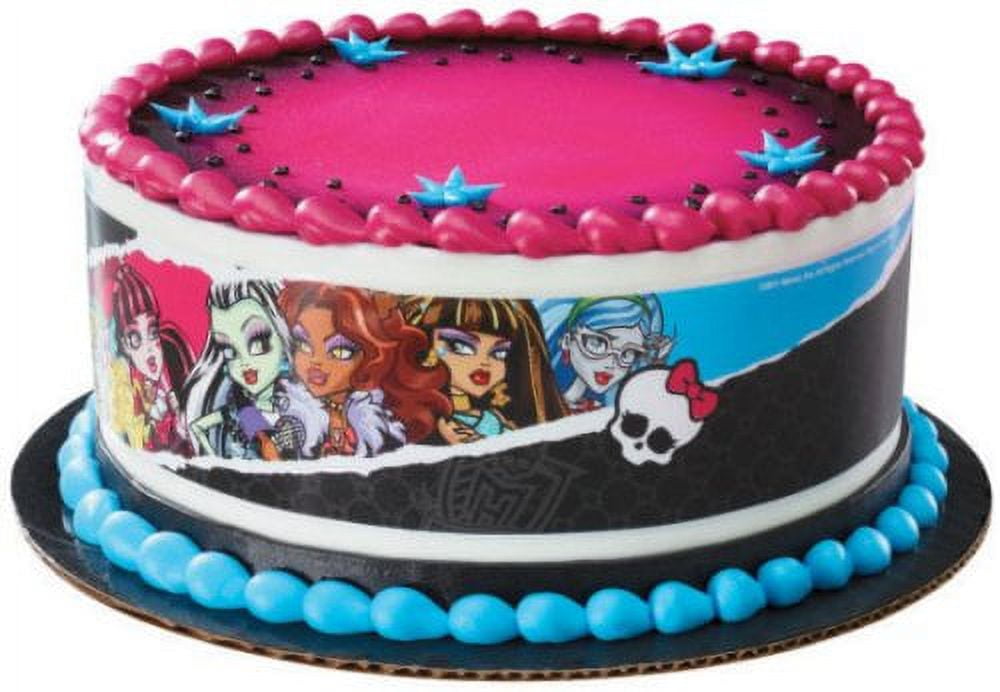 Deco Edible Frosting Sheet Image Dessert Sprinkles and Decorations, Monster High