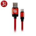 thumbnail image 1 of Deco Essentials 6FT USB Type-C Charge & Sync Cable | Transfer Speeds Up to 480Mbps (3-Pack), 1 of 7