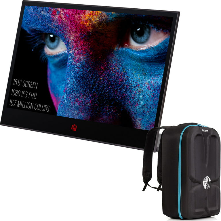 Deco Gear 15.6 1920x1080 Portable Monitor, 60Hz, IPS, 16.7 Million Colors,  Touchscreen Bundle with Playstation 5 PS5