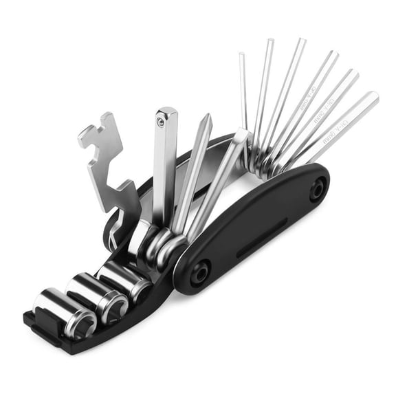 Deco Gear 16-in-1 Multi-Function Bike Mechanic Repair Tool Kit for Bicycle/Cycling