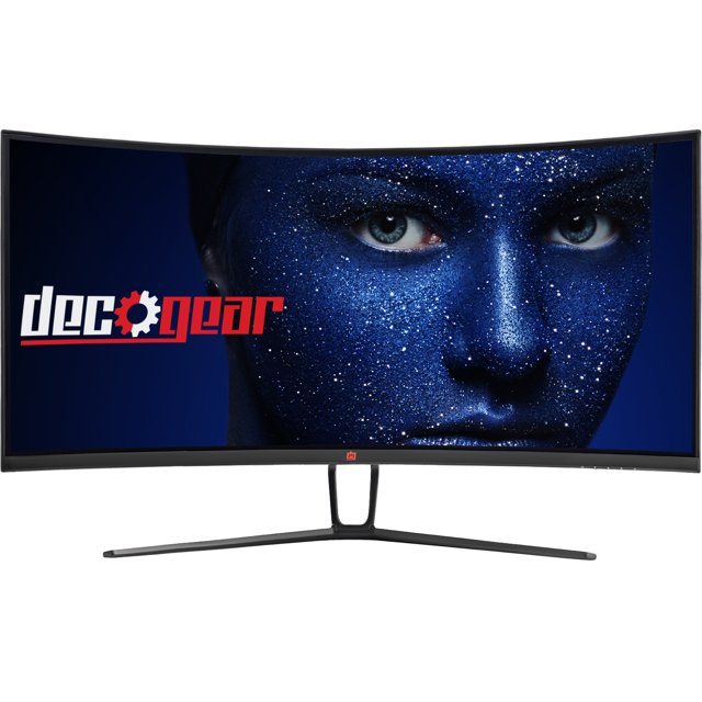 Deco Gear 35" Curved Gaming Ultrawide Monitor, 3440x1440, 120 Hz, 1ms MPRT, Color Accurate