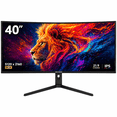 thumbnail image 1 of Deco Gear 40" Curved Ultrawide IPS Monitor, 5120×2160 5K2K, 21:9, 75Hz, 6ms, HDR, Adaptive Sync, USB-C, HDMI, DisplayPort, PIP/PBP, Ergonomic Stand, 1 of 7