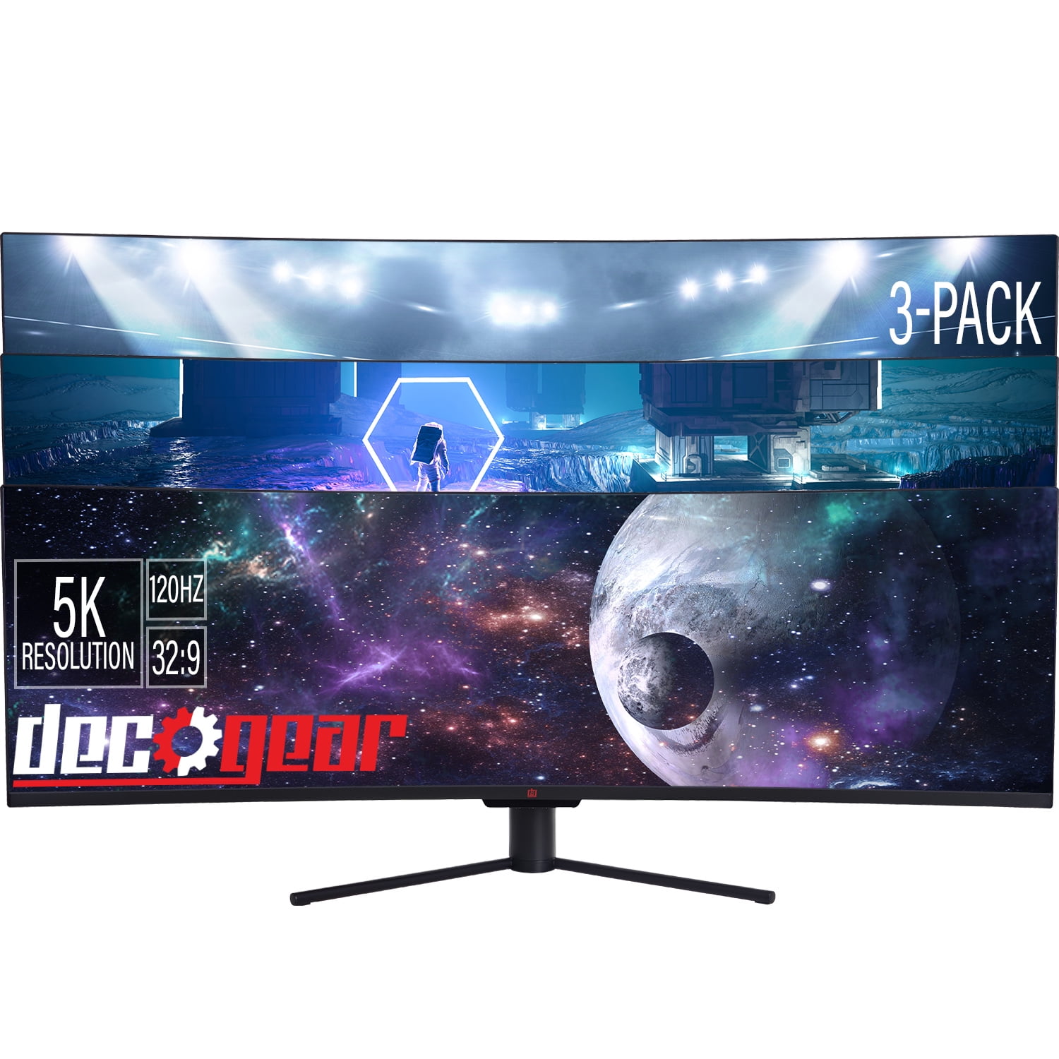 Deco Gear 49" Curved Ultrawide 5K Gaming Monitor, 329, 120 Hz, 101