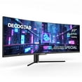 thumbnail image 1 of Deco Gear 49" Curved Ultrawide Monitor, 144Hz, HDR400, USB-C 65W, KVM, HDMI/DP, PBP/PIP, 1 of 9
