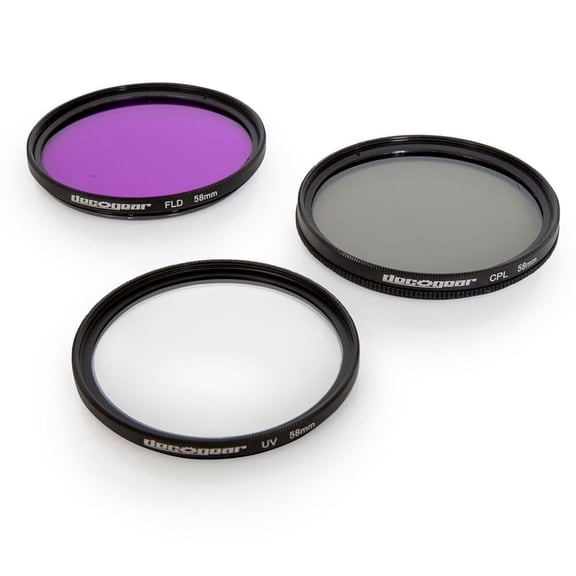 Deco Gear 58mm 3 pc Lens Filter Kit