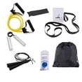 thumbnail image 1 of Deco Gear Home Gym 7-Piece Fitness Kit with Resistance Training, Stretching Tools, Weighted Jump Rope, Grip Strength and Dexterity Enhancers, Includes Storage Bag, 1 of 8