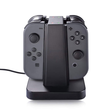 Deco Gear Portable Nintendo Switch Joy-Con 4 in 1 Charging Dock With LED Charging Indicator