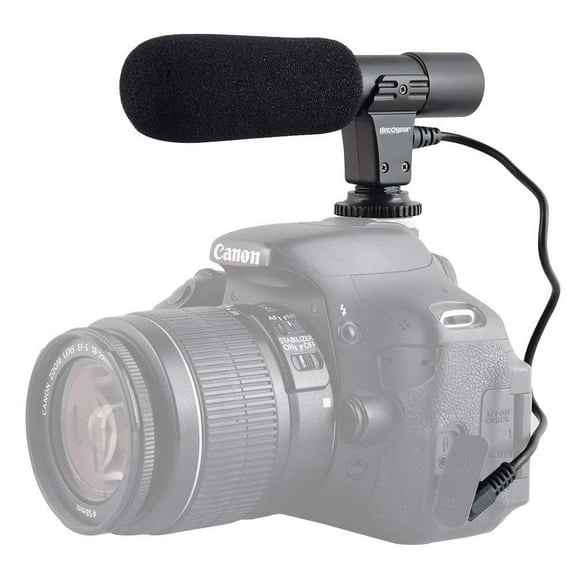 Deco Gear Universal Mini Condenser Shotgun Microphone for Digital Cameras and Camcorders