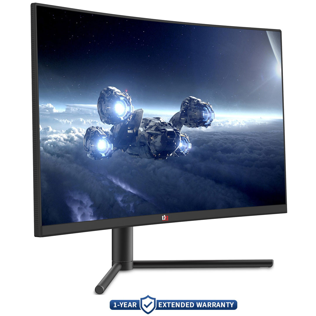 Deco Gear VM27AB 27-Inch 2560x1440 Color Accurate VA Curved Monitor, 99 ...