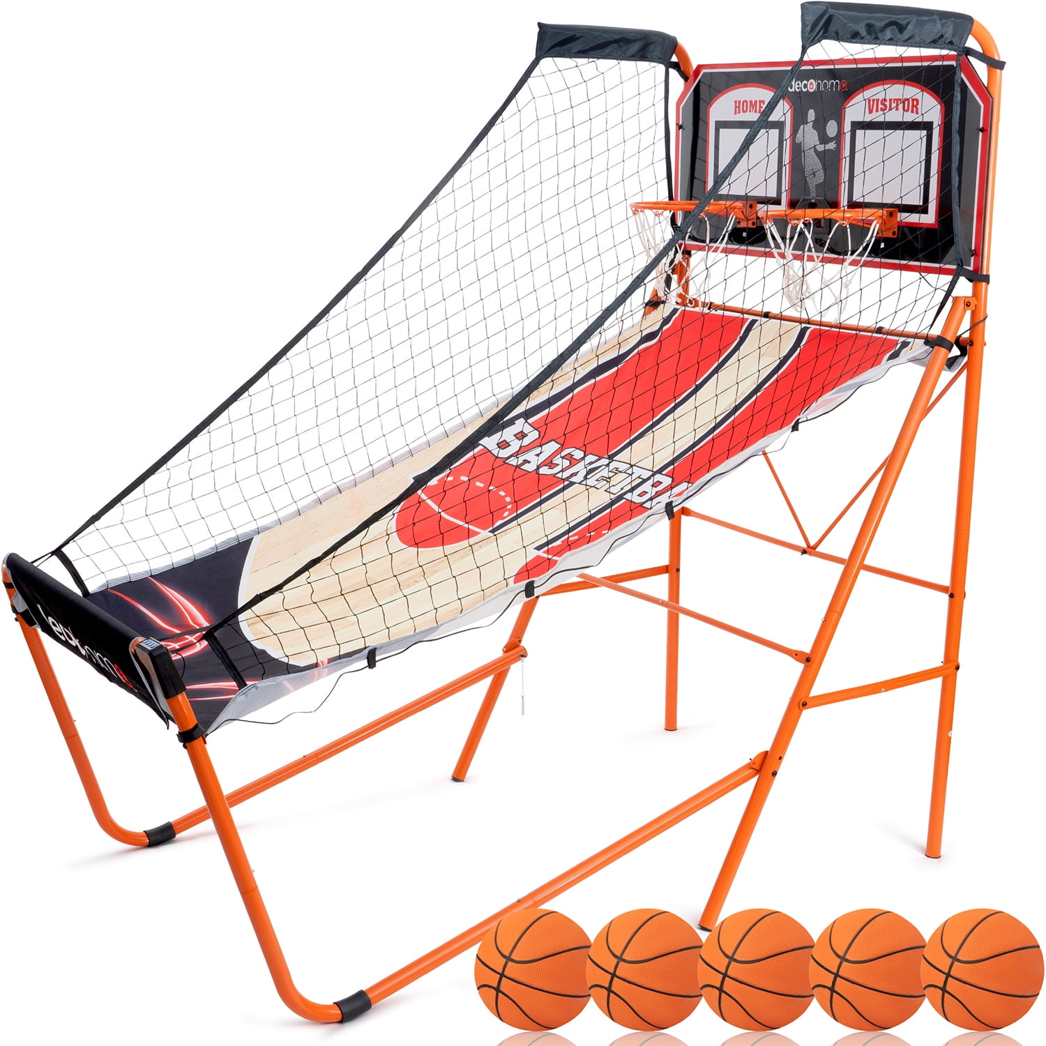 Buy EA Sports Indoor Home Dual 2 Player Arcade Basketball Game with LED  Scoreboard, Basketballs, and Pump Online at desertcartINDIA