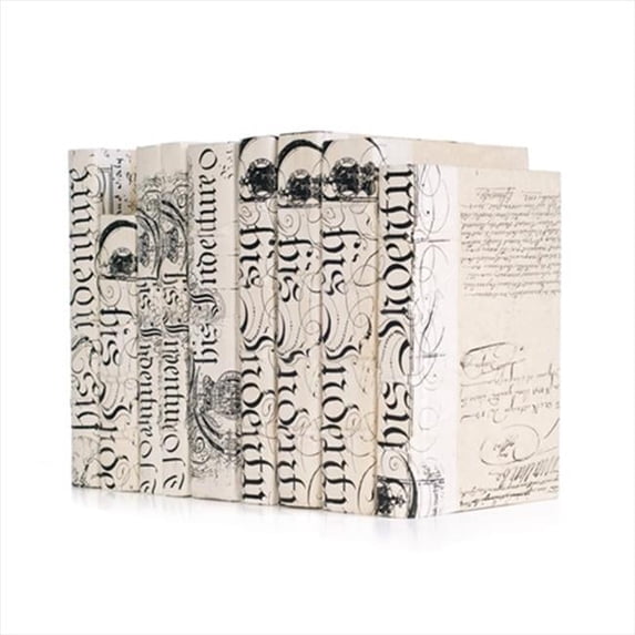 Deco Home BSB-LF-IVY Linear Foot of Ivory Bold-Spenserian Books - Ivory