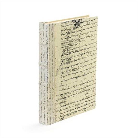 Deco Home DH-1234 Single Ivory Script Book - Ivory