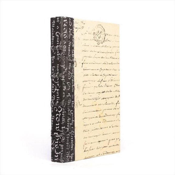 Deco Home Single Black Script Book