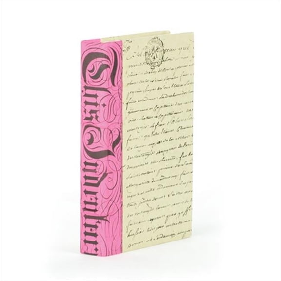 Deco Home Single Mod Pink Bold Script Book