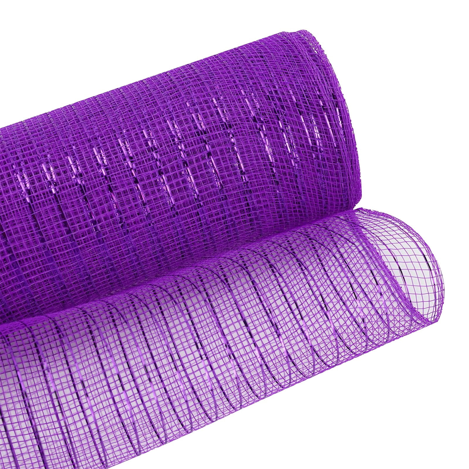 Deco Mesh, 10 Inch x 30 Feet Decor Mesh Ribbon with Metallic Foil Deco ...