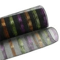 thumbnail image 1 of Deco Mesh Ribbon, 1 Roll 10 Yard Metallic Mesh Ribbon, Metallic Poly Mesh Ribbon, Metallic Foil Burlap Deco Mesh Fabric, Decorative Mesh Rolls for DIY Wreath Crafts Party Decoration, 1 of 7