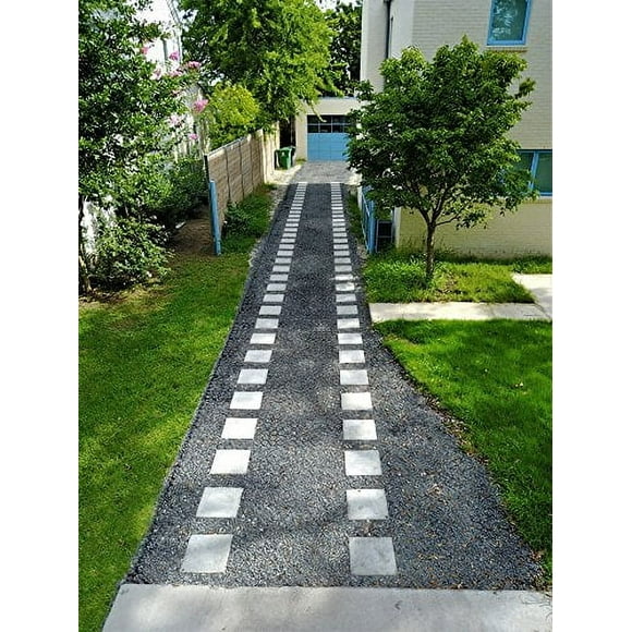 Deco Permeable Pavers | Designed as Driveway Pavers, Garden Pavers, Stepping Stone Support, for Walkways, Patios, Poolside, DIY | Outdoor Pavers | 1.8" Depth | Pack of 10 (40 Square Feet)