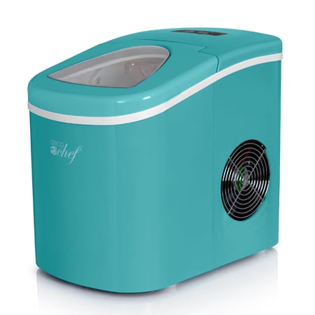 Deco Rapid Portable Automatic Electric Countertop Ice Maker - 6 Great Colors Compact Top Load 26 Lbs. Per Day Great For Party Hosting Never Run Out Of Ice Again, Self Cleaning (Turquoise)