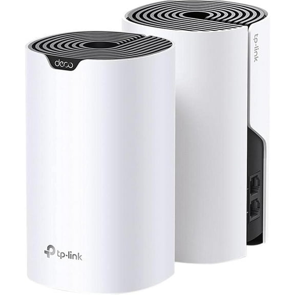 Deco S4 Whole Home Mesh WiFi System - Up to 3,800 Sq.ft. Coverage, AC1900 WiFi Router and Extender Replacement, Parental Controls, Deco S4(2-Pack)