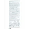 thumbnail image 1 of Deco Stickers - Bubble Letters - Silver, 1 of 1