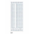 thumbnail image 1 of Deco Stickers - Joyeux Anniversaire - Silver, 1 of 1