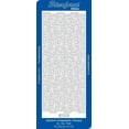 thumbnail image 1 of Deco Stickers - Ribbon Border - Ornate Leafy Swirl - Glitter Blue, 1 of 1
